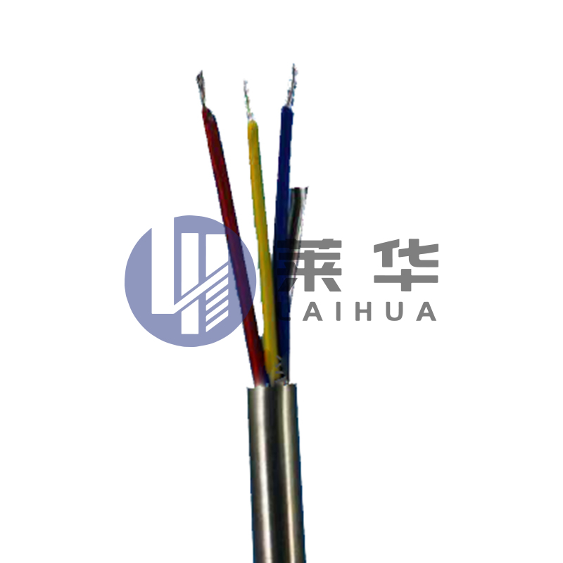 Stainless steel fiber optic testing cable